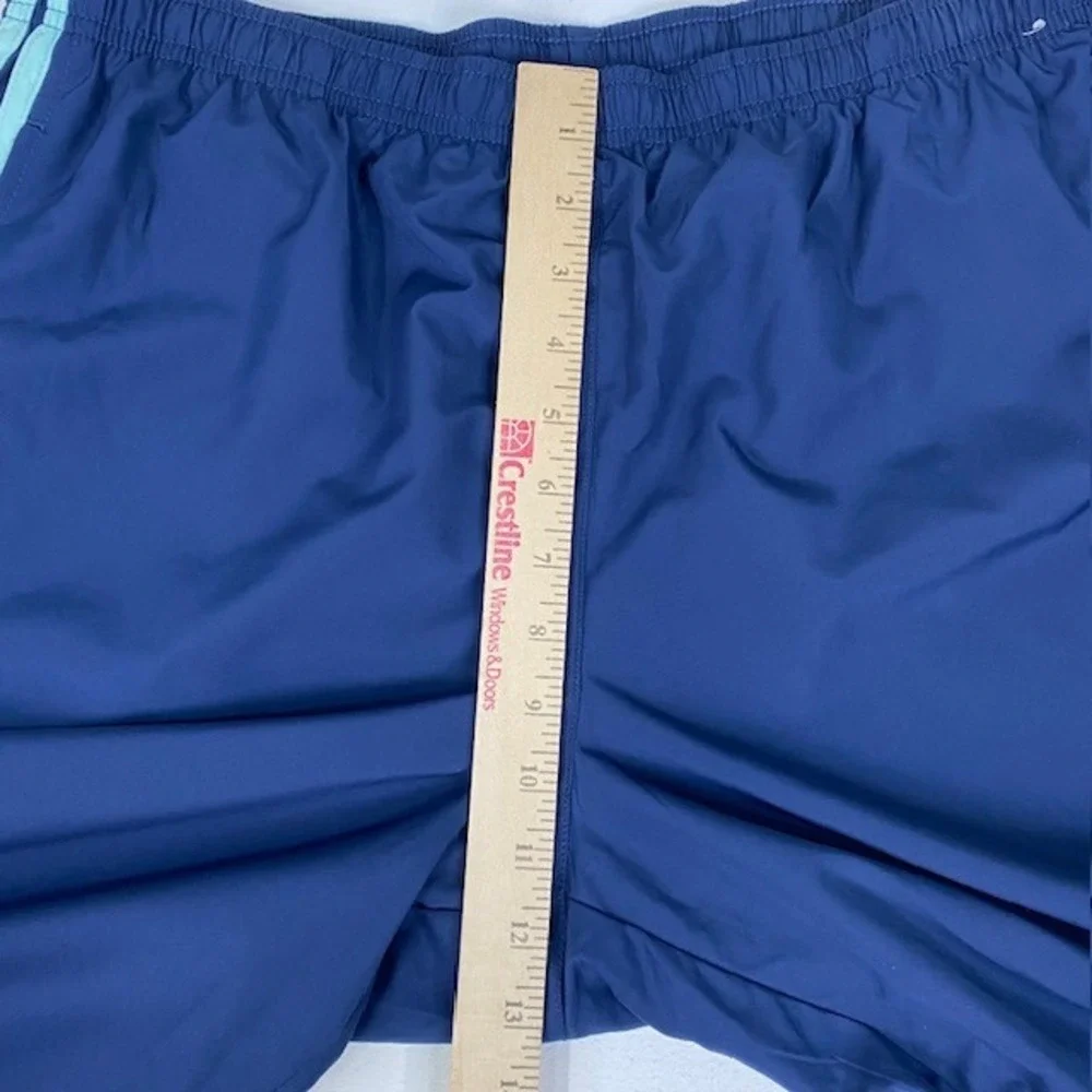 Adidas Men's Track Pants Athletic Training 3 Stripe Ankle Zip Navy Blue XL/TG‎